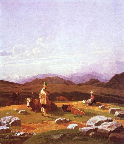 Jager auf der Hochalm, Wilhelm von Kobell